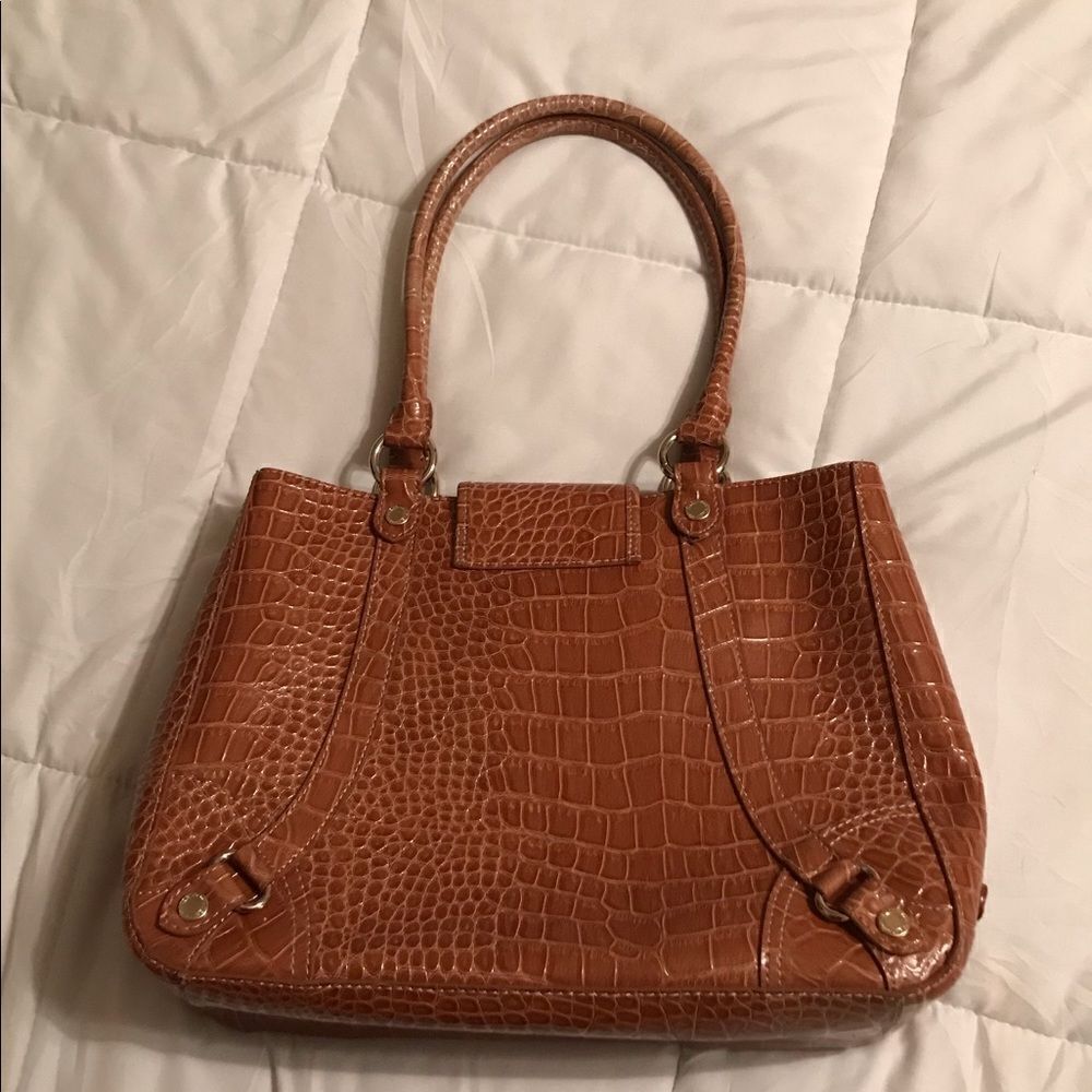 NWOT Liz Claiborne Faux Alligator Purse - Picture 3 of 8